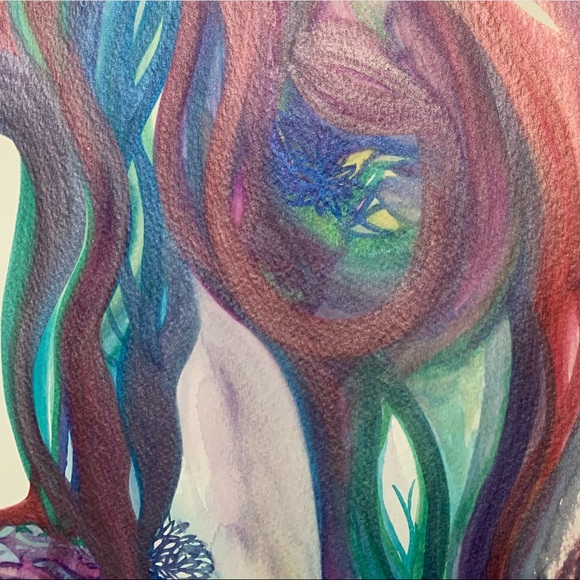 Lovely Star * Watercolor Abstract Painting - Picture 11 of 11